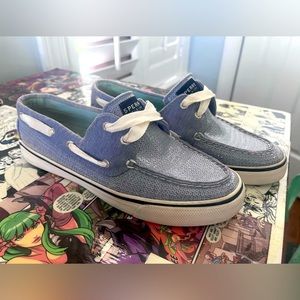 Sperry Top-Sider Bahama 2 Eye Sequins • Size 7 • Good used condition